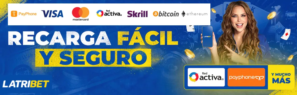 Cómo recargar tu cuenta en Latribet
