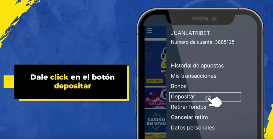 Cómo hacer un depósito en Latribet